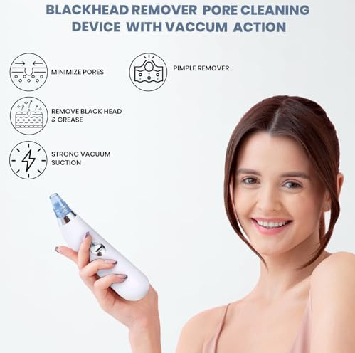 4-in-1 Pore Vacuum Cleaner – Deep Cleanse, Exfoliate & Glow Instantly