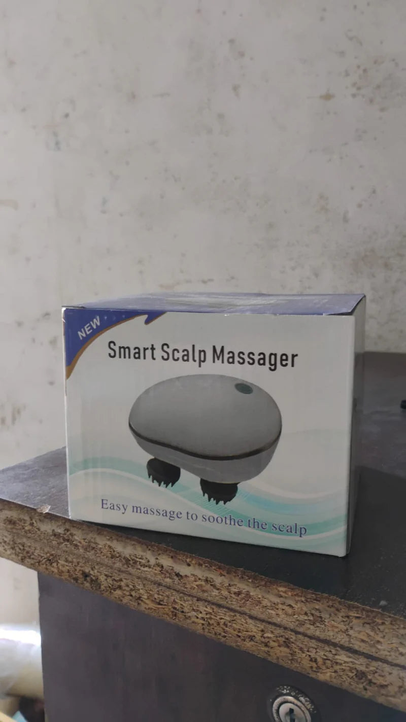 Smart Electric Scalp Massager – Handheld Multi-Speed Head & Body Massager for Hair Growth & Relaxation