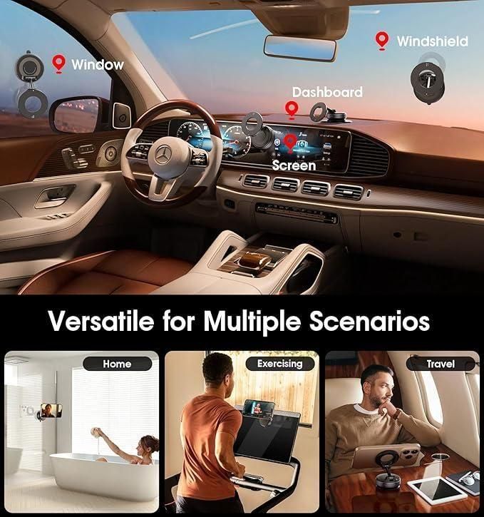 Magnetic Phone Holder - High Quality Magnetic  Vacuum Suction Phone Holder