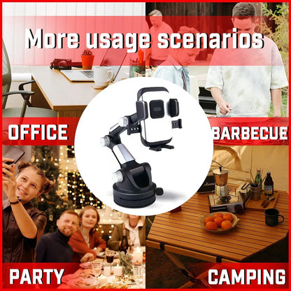 Stents™ Adjustable Long-Arm Suction Cup Car Phone Holder